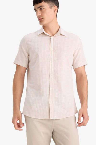 DeFacto Cotton Short Sleeve Shirt F6301Ax25Sm