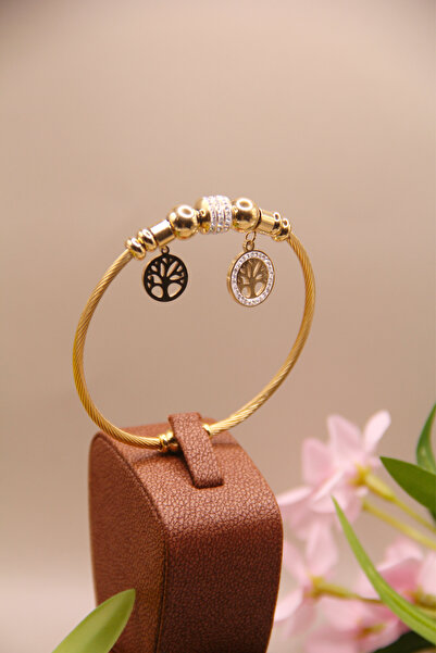 assa accessories 316L Steel Gold Plated Bracelet Stainless – Tarnish and Wate...