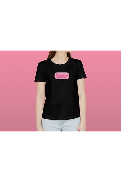 YEACHY Women Overthink Printed T-Shirt