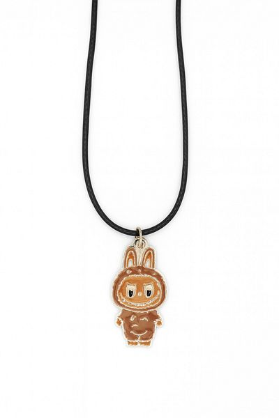 MakeWell Labubu Baby Designed Leather Drawstring Children's Necklace
