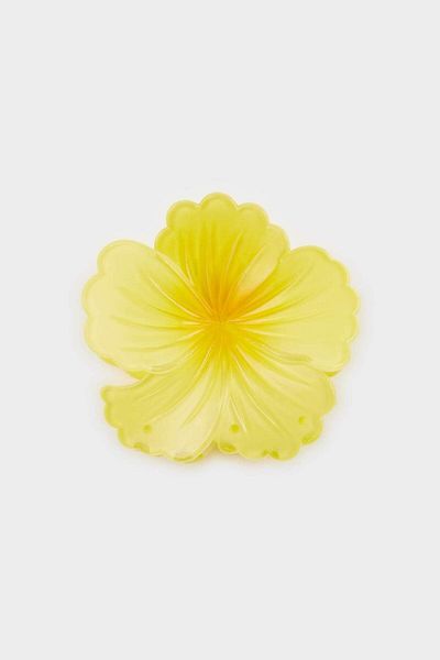 DeFacto Γυναικεία πόρπη με μανταλάκια κίτρινο Lotus F4962AXNS