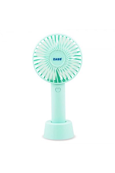 Zass Ventilator Portabil ZPF 02, 5W, 1200mAh, albastru
