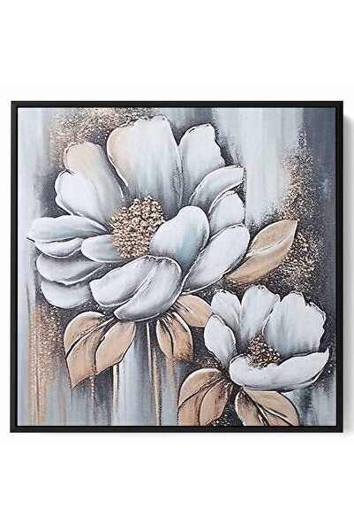 LOWHA لوحة فنية جدارية من القماش مشدودة على إطار خشبي بإطار أسود عائم وتصميم ...