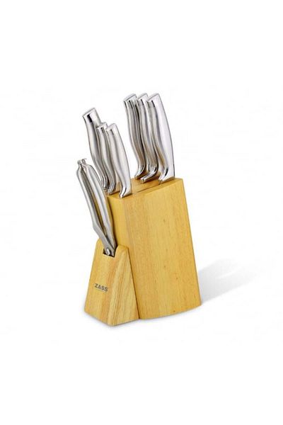 Zass Set de cutite si Ustensile de bucatarie cu suport Gourmet ZG-KS 06 - NOU