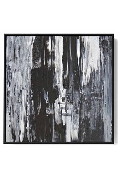 LOWHA لوحة فنية جدارية من القماش مشدودة على إطار خشبي بإطار أسود عائم وتصميم ...