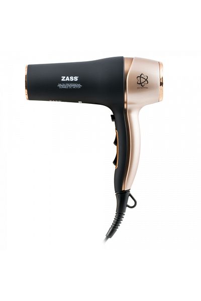 Zass Uscător de păr ZHD 06, Putere 1800-2200 W, 2 setări de temperatură, 3 setări de viteză, Funcție de ionizare