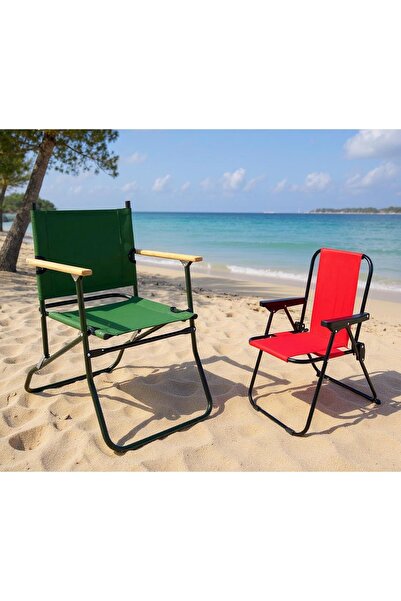 Exent 140 kg kapasiteli Katlanır Kamp Sandalyesi ve 2-6 yaş Lüx Çocuk Piknik ...