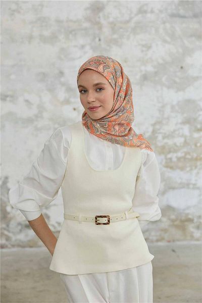 İpekhan Jardin Secret Collection Soft Scarf 1236-07