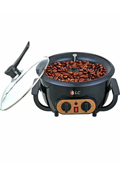 DLC محمصة قهوة كهربائية ٨٠٠ واط - DLC-38252 (أسود) | آلة تحميص حبوب منزلية