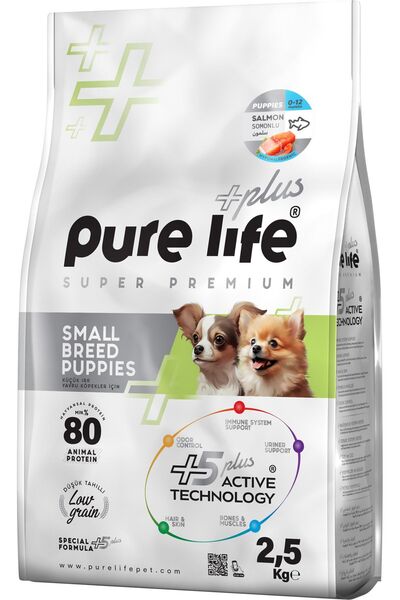 PureLife Plus Somonlu Küçük Irk Yavru Köpek Maması 2.5 Kg
