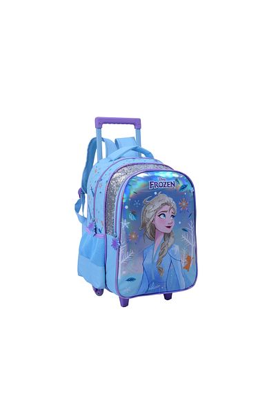 Frozen حقيبة عربة بحجرتين رئيسيتين وجيبين جانبيين 16 بوصة