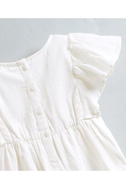 Bonfino Schiffli EmbroideredTop - White