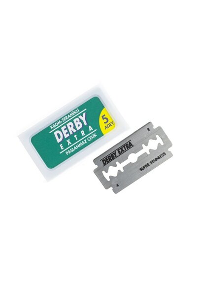Derby razor blades set of 5 pieces