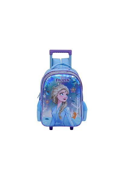 Frozen حقيبة عربة بحجرتين رئيسيتين وجيبين جانبيين 16 بوصة