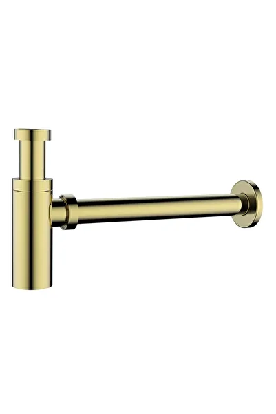 TREDEX Golden P-Trap Sink Drain - Trex +TR