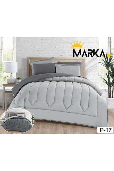 Marka Hotel-style double-sided quilt set