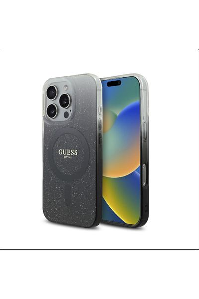 Guess Back cover for iPhone 16 Pro Max, with an original logo and approved by the global brand GUESS