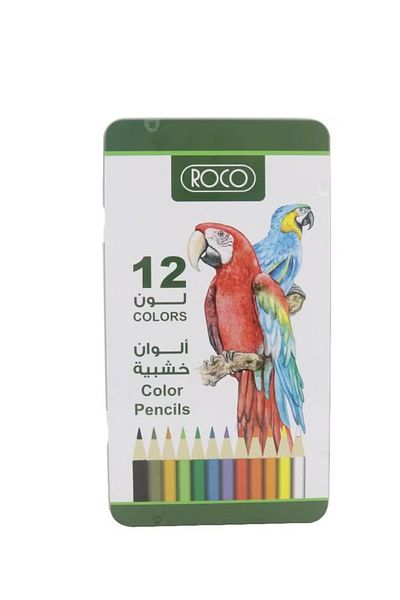 Roco 12-Color Assorted Pencil Set – Vibrant & Smooth