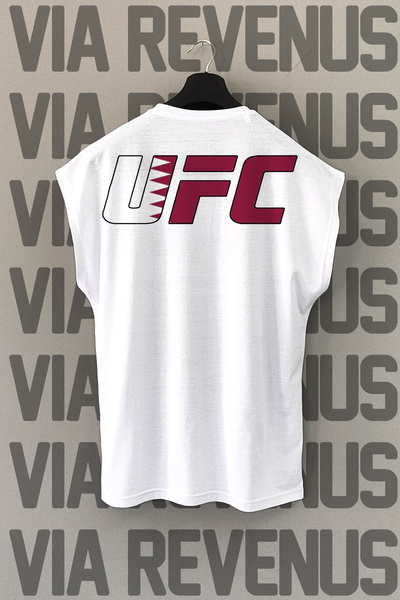Vordevia Αθλητικό μπλουζάκι UFC Qatar με μπροστινό και πίσω εμπριμέ με μηδενι...