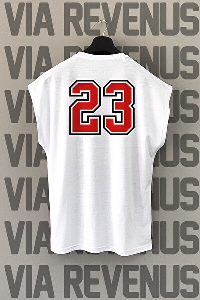 Vordevia Αθλητικό μπλουζάκι με κόκκινο εμπριμέ μηδενικό μανίκι με λαιμόκοψη