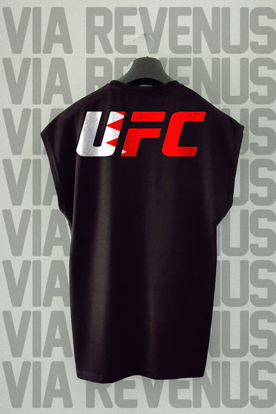 Vordevia Αθλητικό μπλουζάκι UFC Bahrain με μπροστινό και πίσω εμπριμέ μηδενικ...
