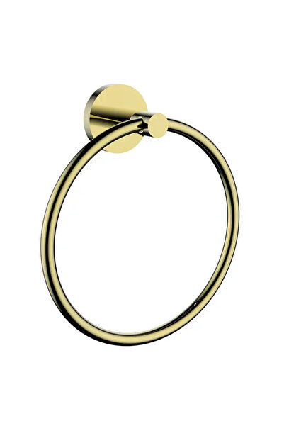 TREDEX رف مناشف دائري ذهبي +TR