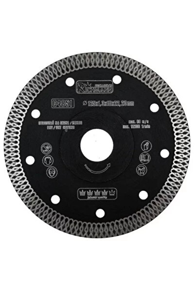 richmann exclusive Turbo tenký diamantový kotouč, keramický, pro mokré i suché řezání, 125 mm/22,23 mm