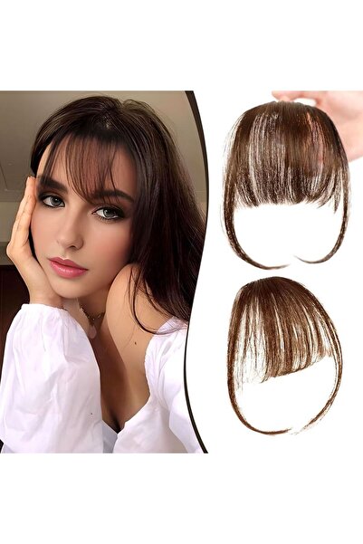 Suzan Peruk ince perçem ön kahkül fiber saç