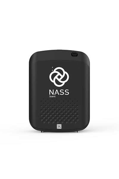Nass Scent Nass Eco Fresh Smart Air Freshener for Small and Medium Spaces - Black and White