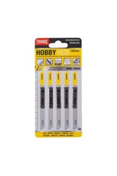 Strend Pro Lamă de ferăstrău, lamă de ferăstrău pendular, pentru lemn, oțel, aluminiu, CV, HSS, set de 10 bucăți, 100/75 mm, Strend Pro