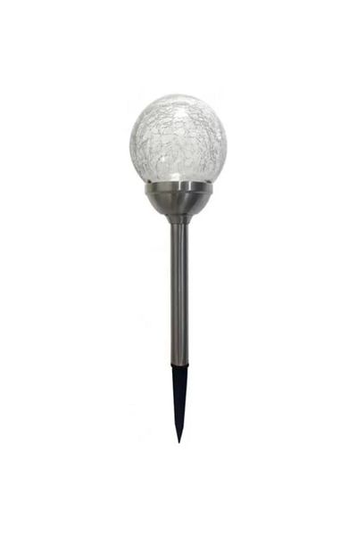 Strend Pro Lampă solară pentru grădină, LED, alb cald, glob de sticlă, 12x44 cm, Strend Pro