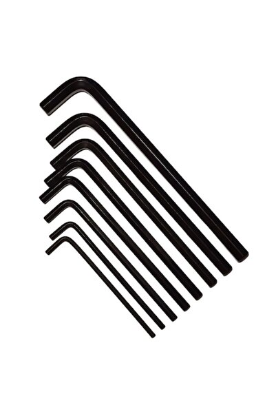 Globalport Retail Set 8 chei imbus hexagonale tip L Otel CR-V 7, 8, 10, 12, 13, 14, 17, 19 mm, husa textil inclusa