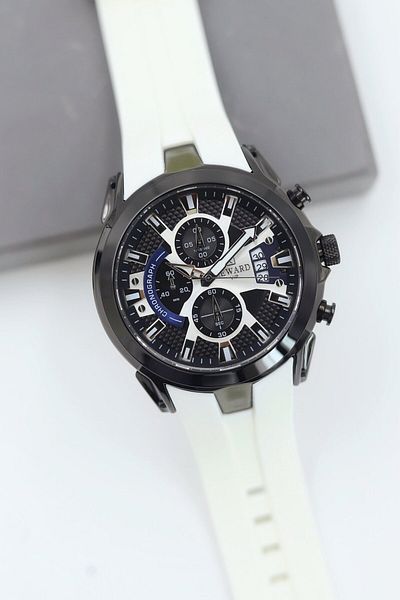 Reward White Silicone Cord Men Wrist Watch Asw123-I1869Rw
