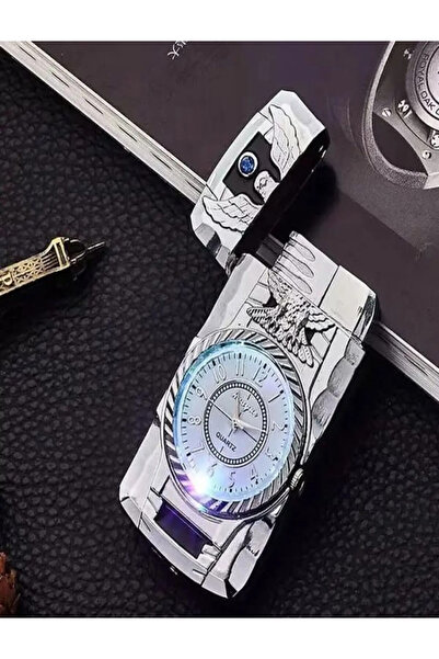 H.D ÇAKİBİÇAK DÜNYASİ Lüks altın İzle renkli ışık Jet çakmak bütan gaz çakmak rüzgar geçirmez puro çakmağı sigara Metal