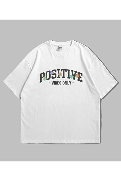 kenoger تي شيرت مريح للشباب مطبوع بنمط بري إيجابي للجنسين