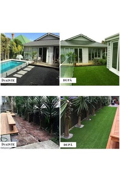 Strend Pro Gazon artificial, verde, înălțime lamă 7 mm, 3x1 m