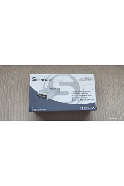 SEENERGY 12 Volt 20 Amper Fanlı Kamera ve Led trafosu