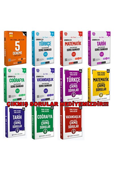 Pegem Akademi Yayıncılık PEGEM 2026 KPSS LİSANS 5 DENEME VE EZBERBOZAN SORU B...