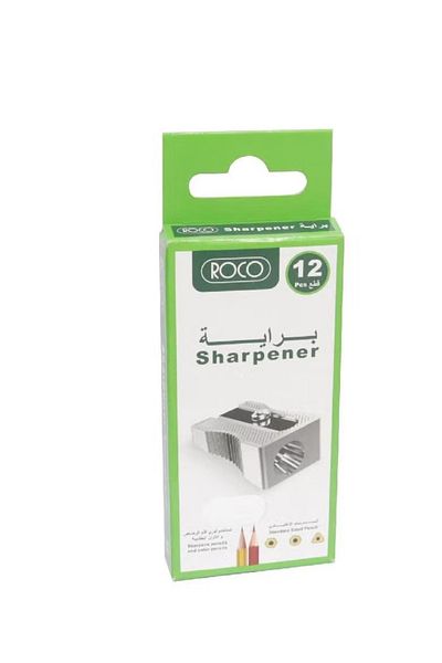 Roco Single Hole Pocket Sharpener – Silver Finish