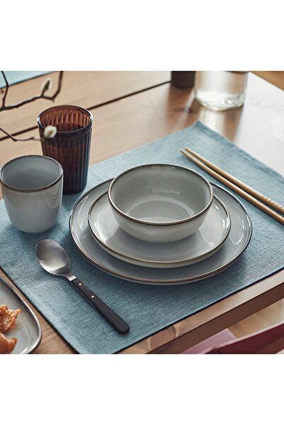 IKEA GLADELIG Plate, Gray, 25 cm