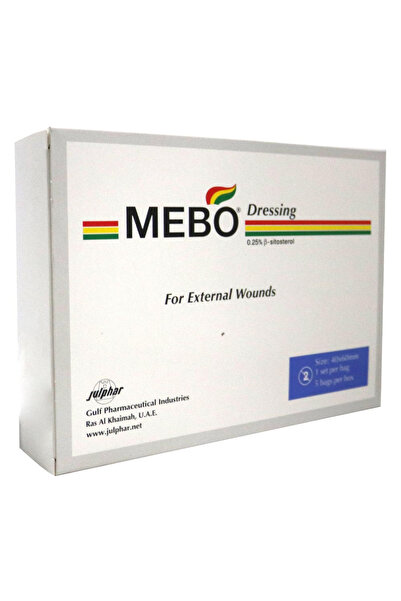 MEBO ضمادة الجروح، العناية بالجروح، 40 × 60 مم، 5 قطع
