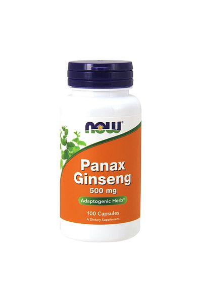 Now Panax Ginseng, 520 Mg, Caps, 100'S