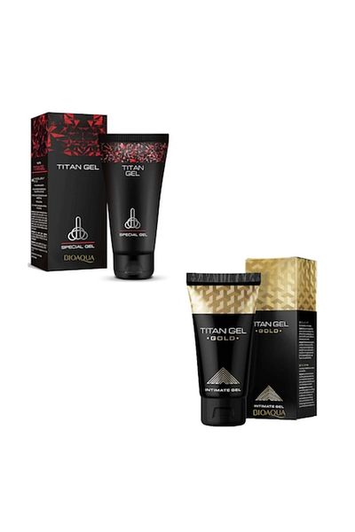 Bioaqua Titan Gel + Titan Gel Gold pentru mărirea organelor genitale și erecții puternice