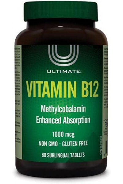 ULTIMATE فيتامين ب12 80 قرصًا فرعيًا