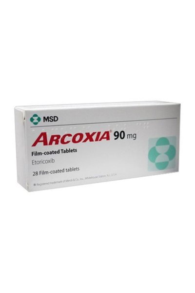 ARCOXIA تسكين الألم والالتهاب، أقراص 90 ملغ، 28 قرصًا