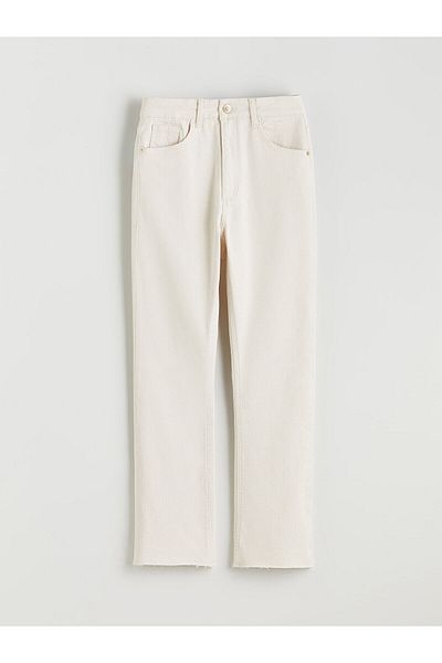 LC Waikiki Pantaloni de jeans pentru femei Crop Flare