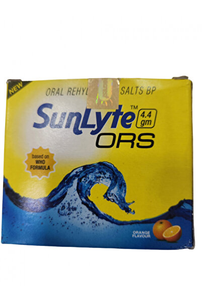 PHARMACREST أكياس Sunlyte Ors Orange محلول معالجة الجفاف عن طريق الفم بنكهة ا...