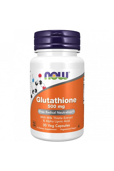 Now Glutathione, 500 Mg, Caps, 30'S