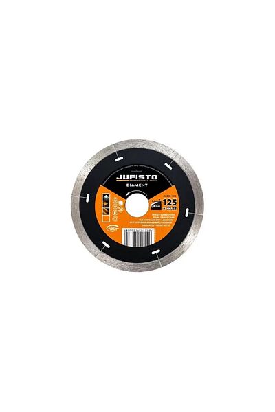 jufisto Disc diamantat continuu subtire, 125 x 1.4 mm,