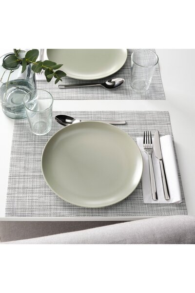 IKEA FÄRGKLAR Plate, Matte Green, 26 cm